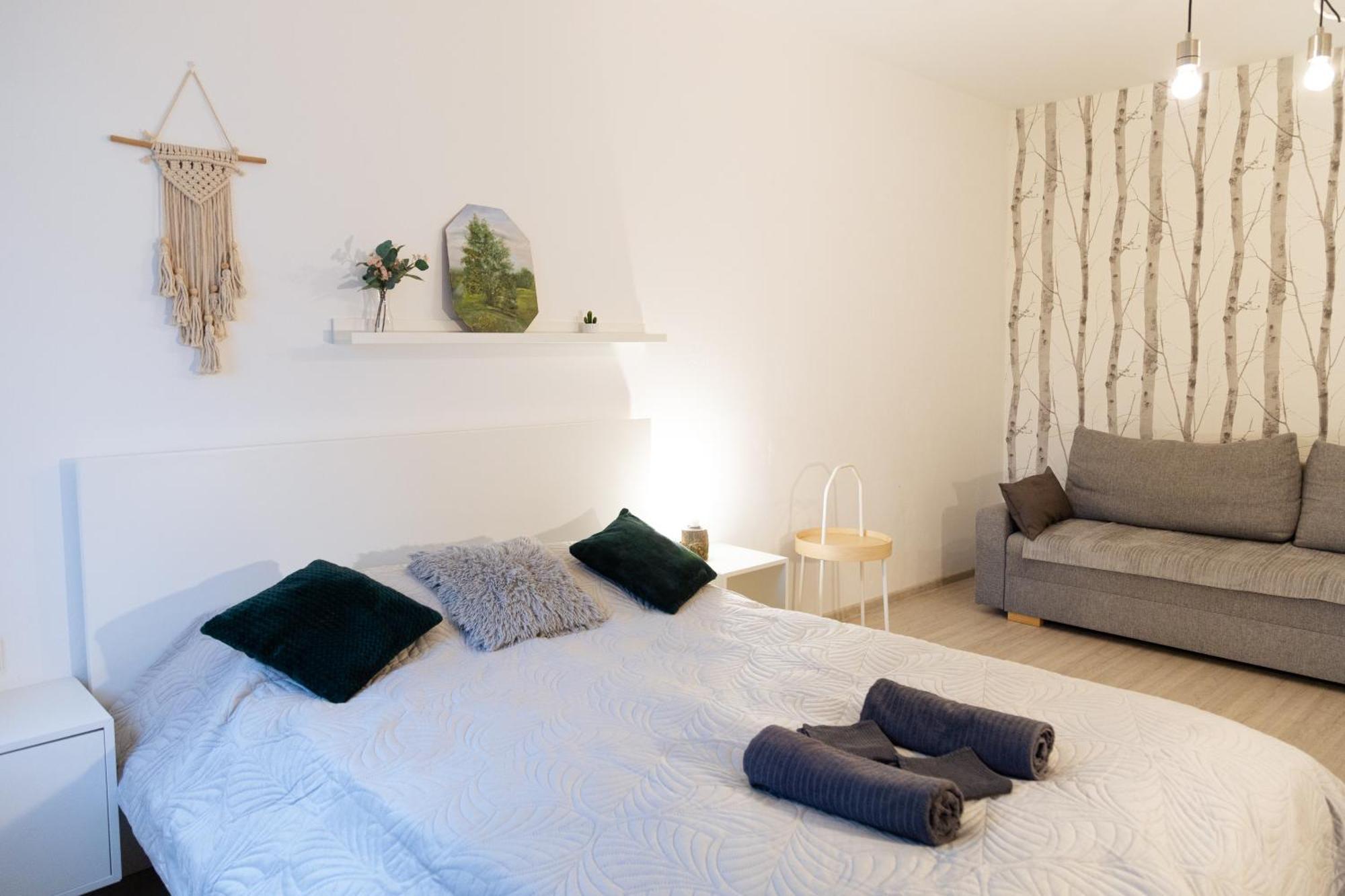 Visaginas Flat White Apartment Екстериор снимка